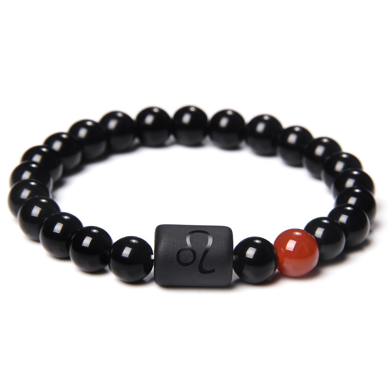 Zodiac Bracelet in Black Onyx