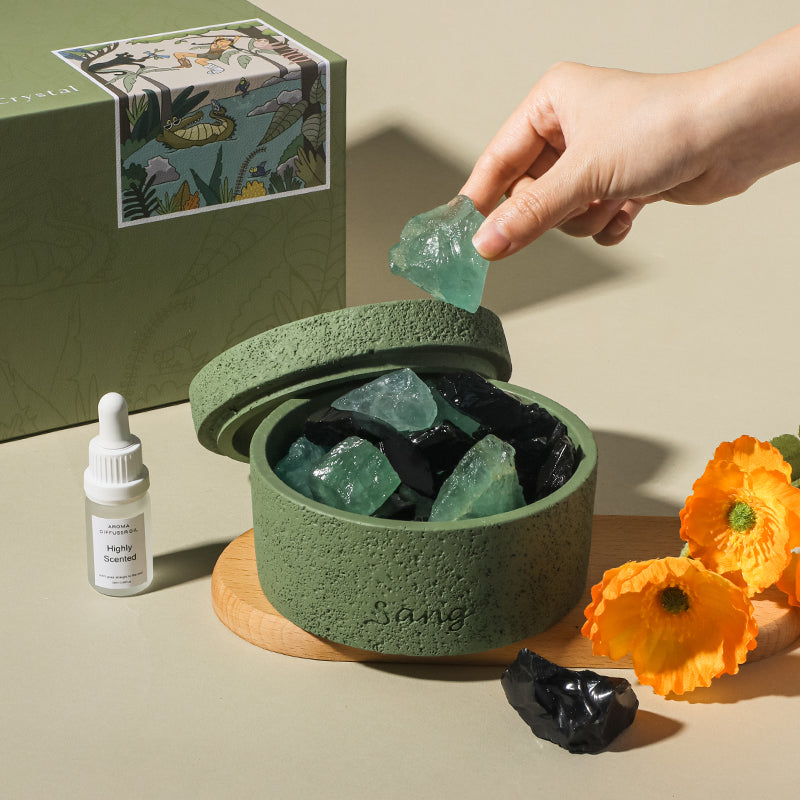 Aventurine Crystal Aroma Diffuser for Prosperity