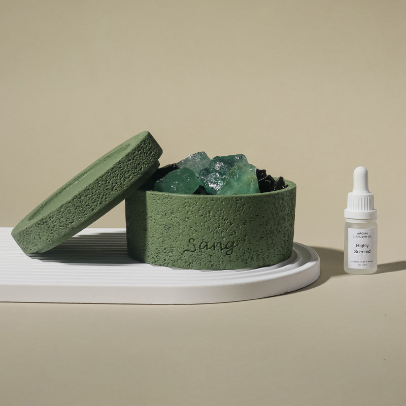 Aventurine Crystal Aroma Diffuser for Prosperity