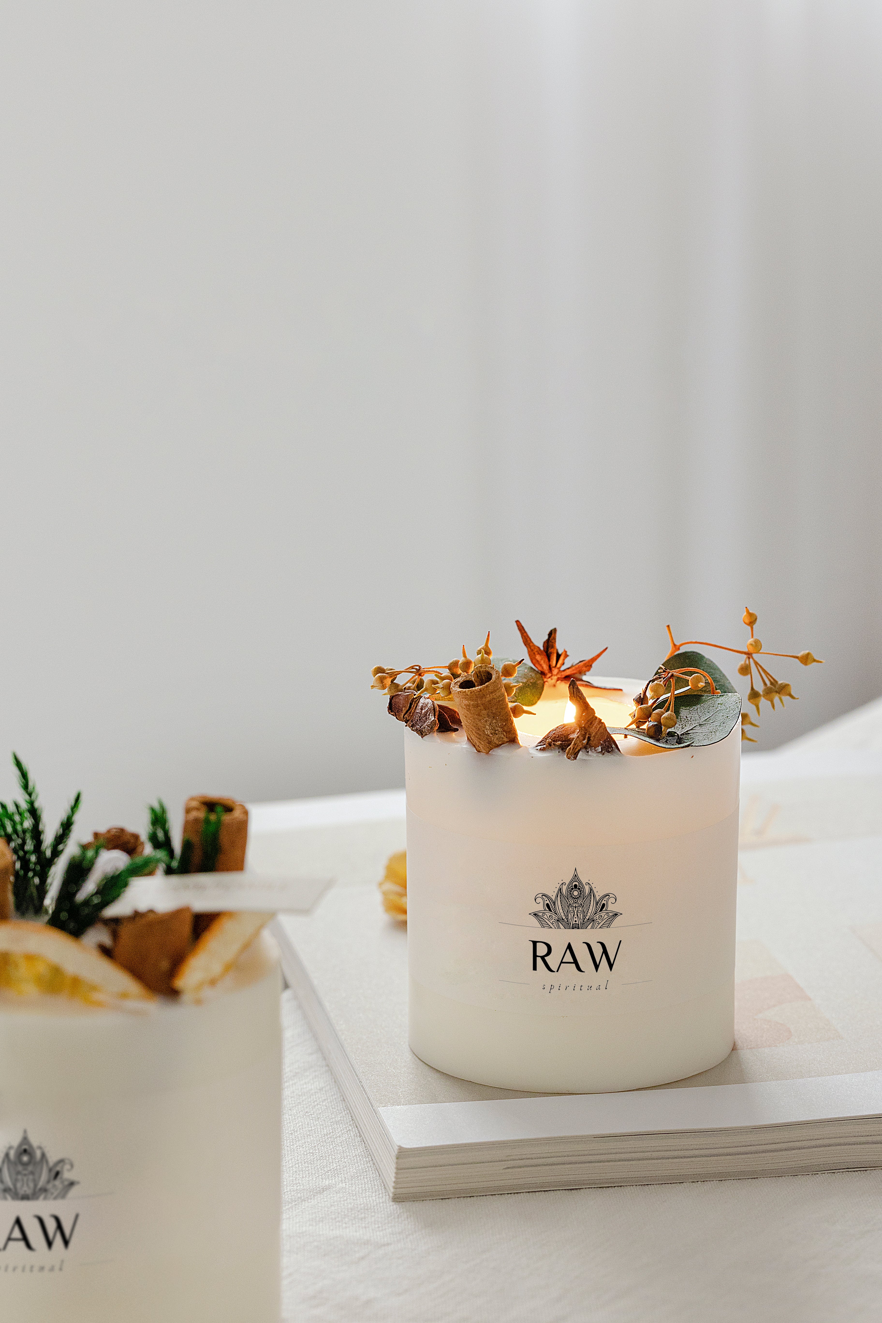 Orange Cinnamon Soy Wax Candle Gift Set