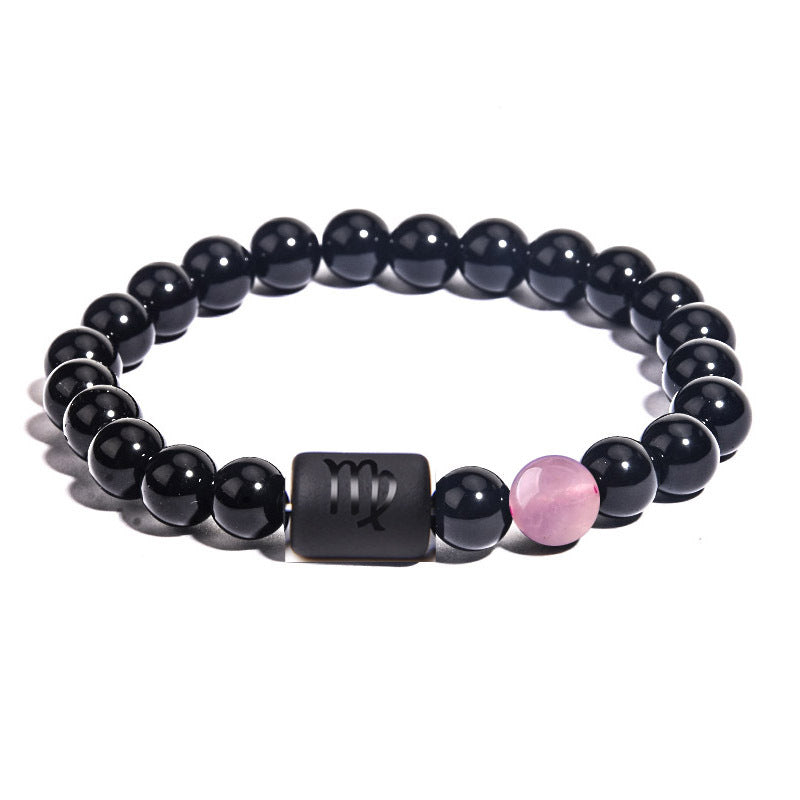 Zodiac Bracelet in Black Onyx