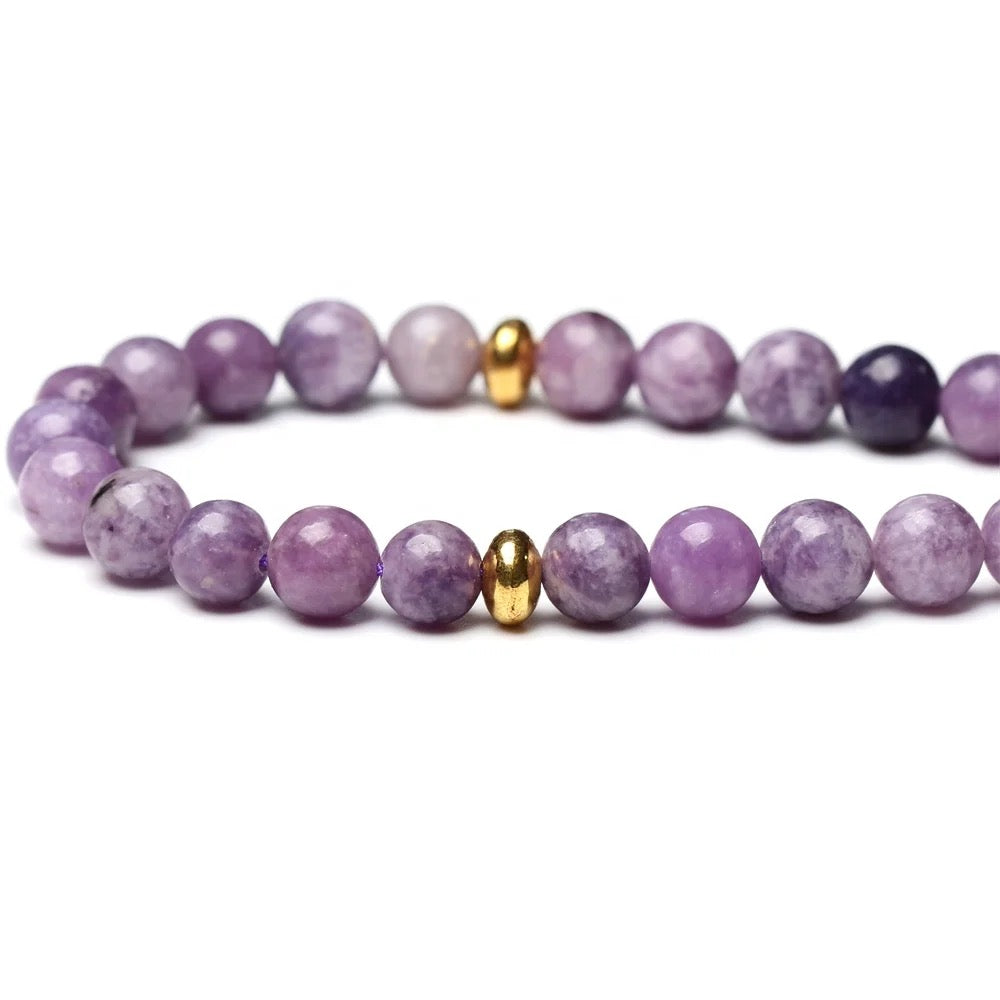 Purple Mica Misbah (Tasbih)  33 beads