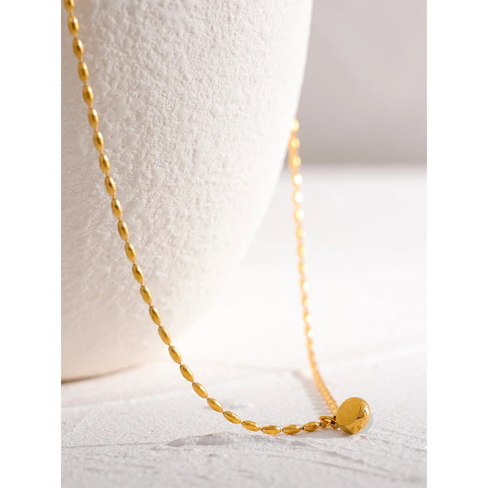 Aventurine Pendant Necklace for Abundance & Prosperity