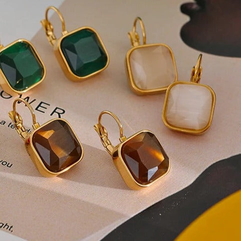 Opal Earrings for Prosperity & Clarity