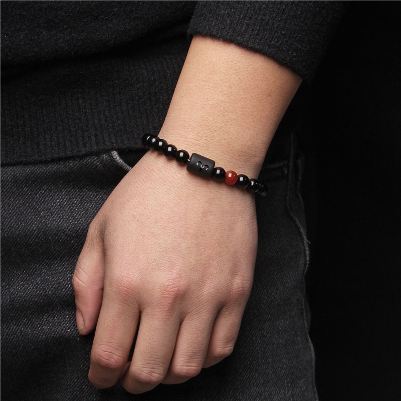 Zodiac Bracelet in Black Onyx