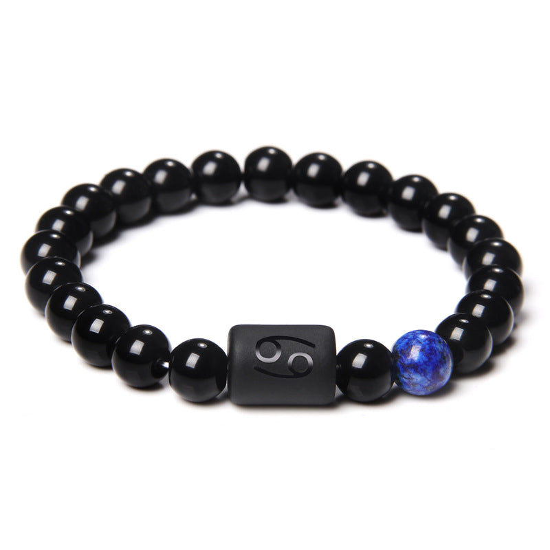 Zodiac Bracelet in Black Onyx