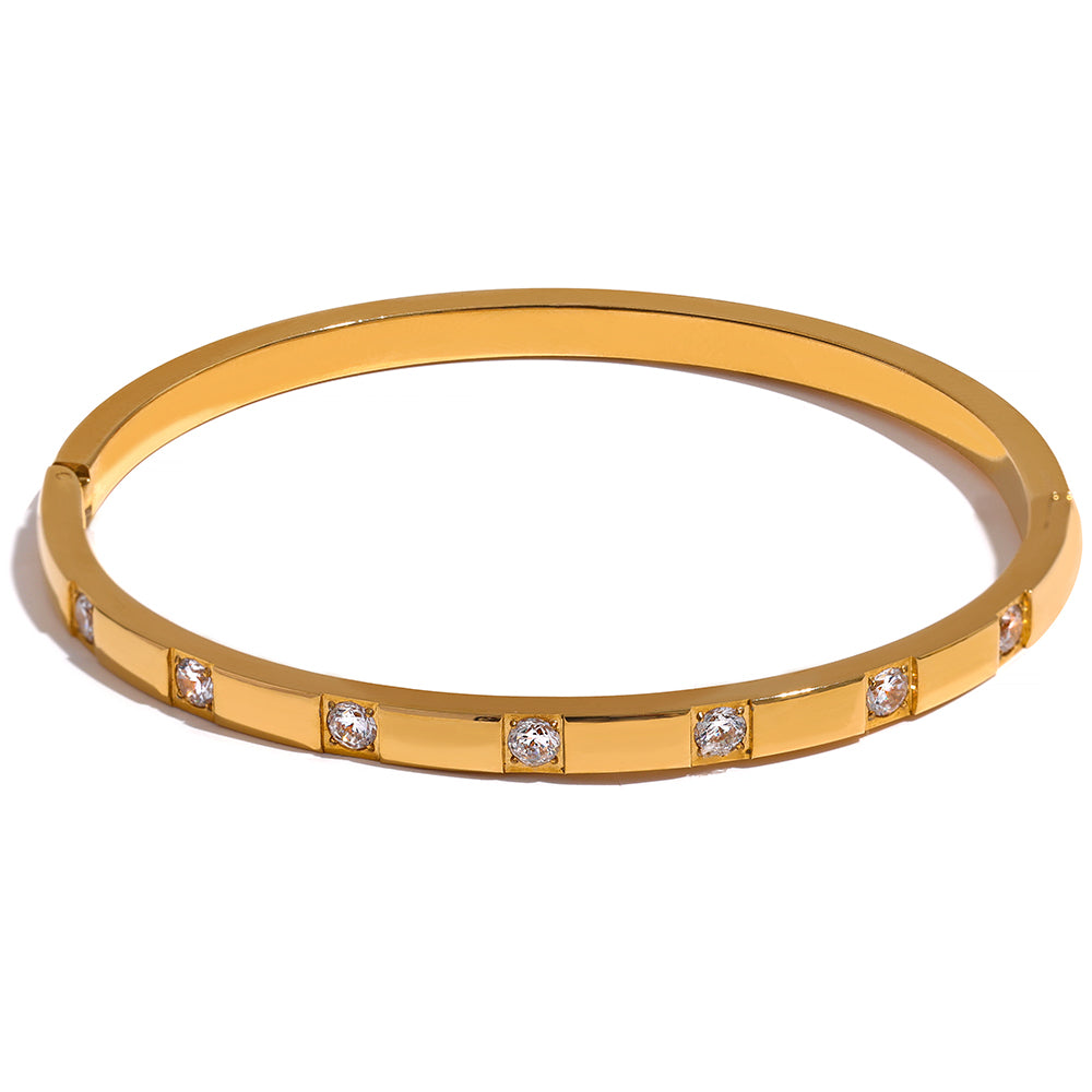 Carrie Zircon Bangle