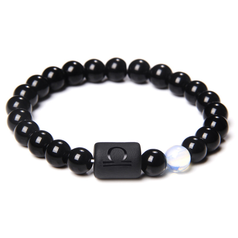 Zodiac Bracelet in Black Onyx