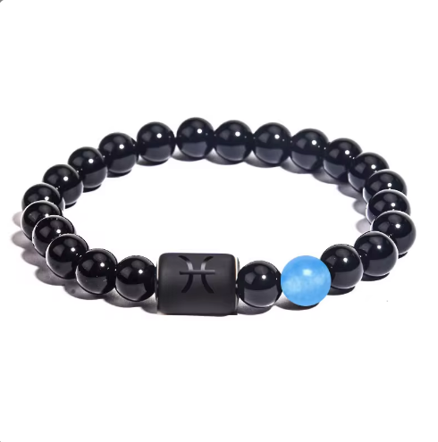 Zodiac Bracelet in Black Onyx