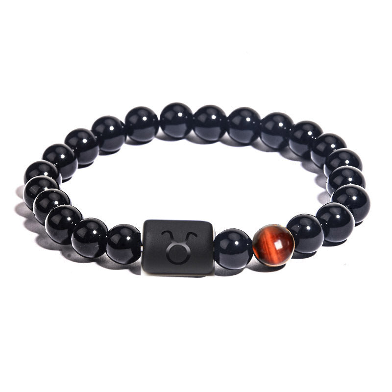 Zodiac Bracelet in Black Onyx